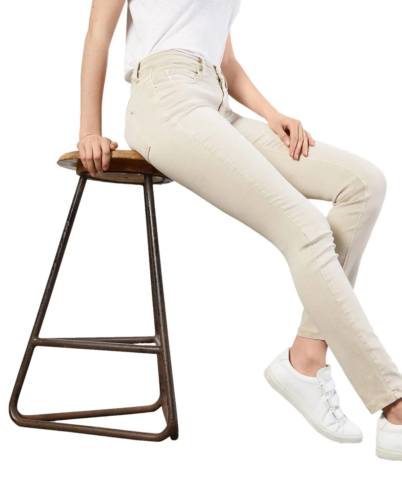 Damen Jeans Dream Skinny von MAC in Smoothly Beige