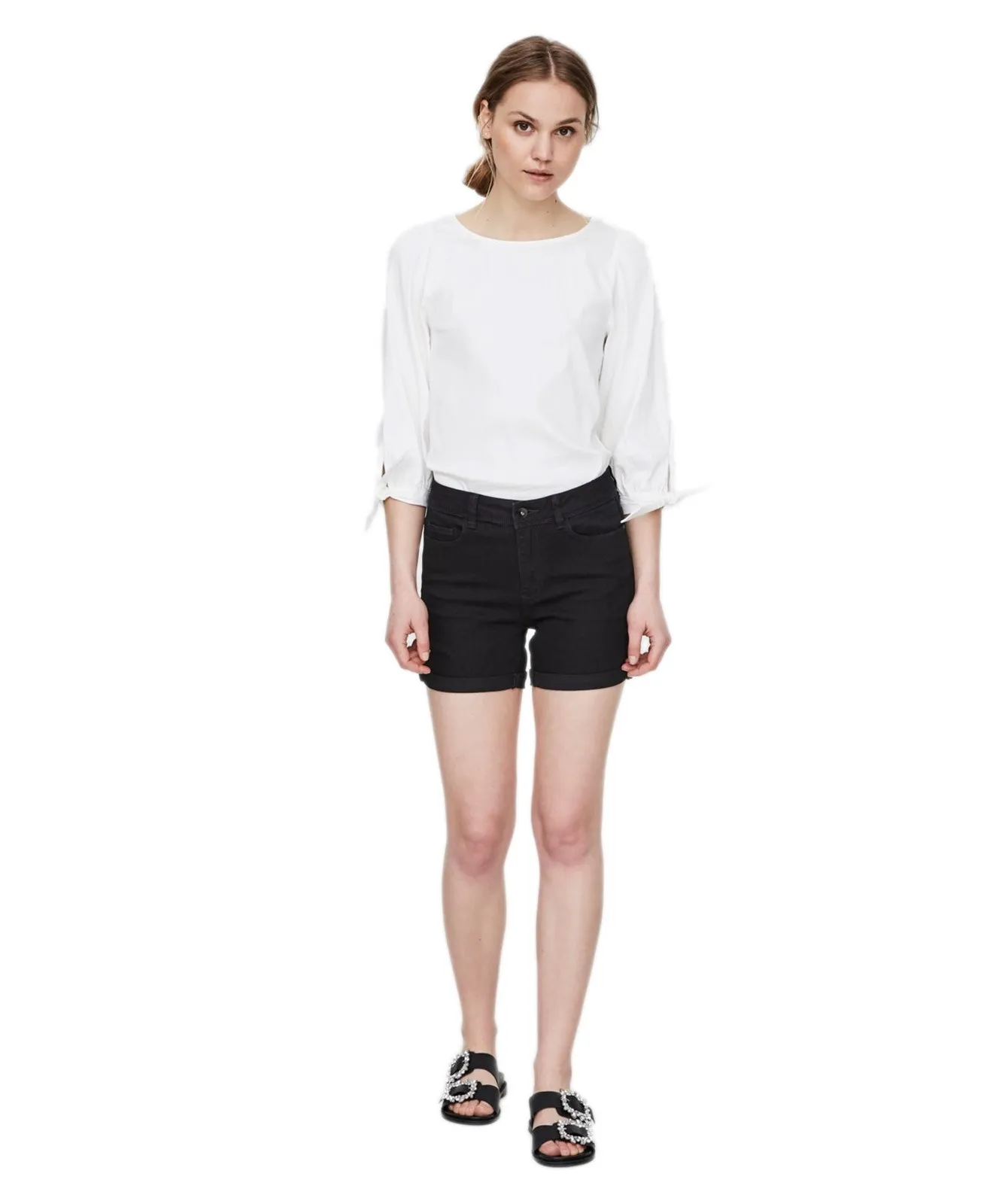 Damen Jeans Hot Seven von Vero Moda in Black