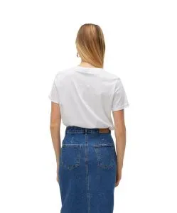 Vero Moda Basic T-Shirt Paula in weißen Bright White