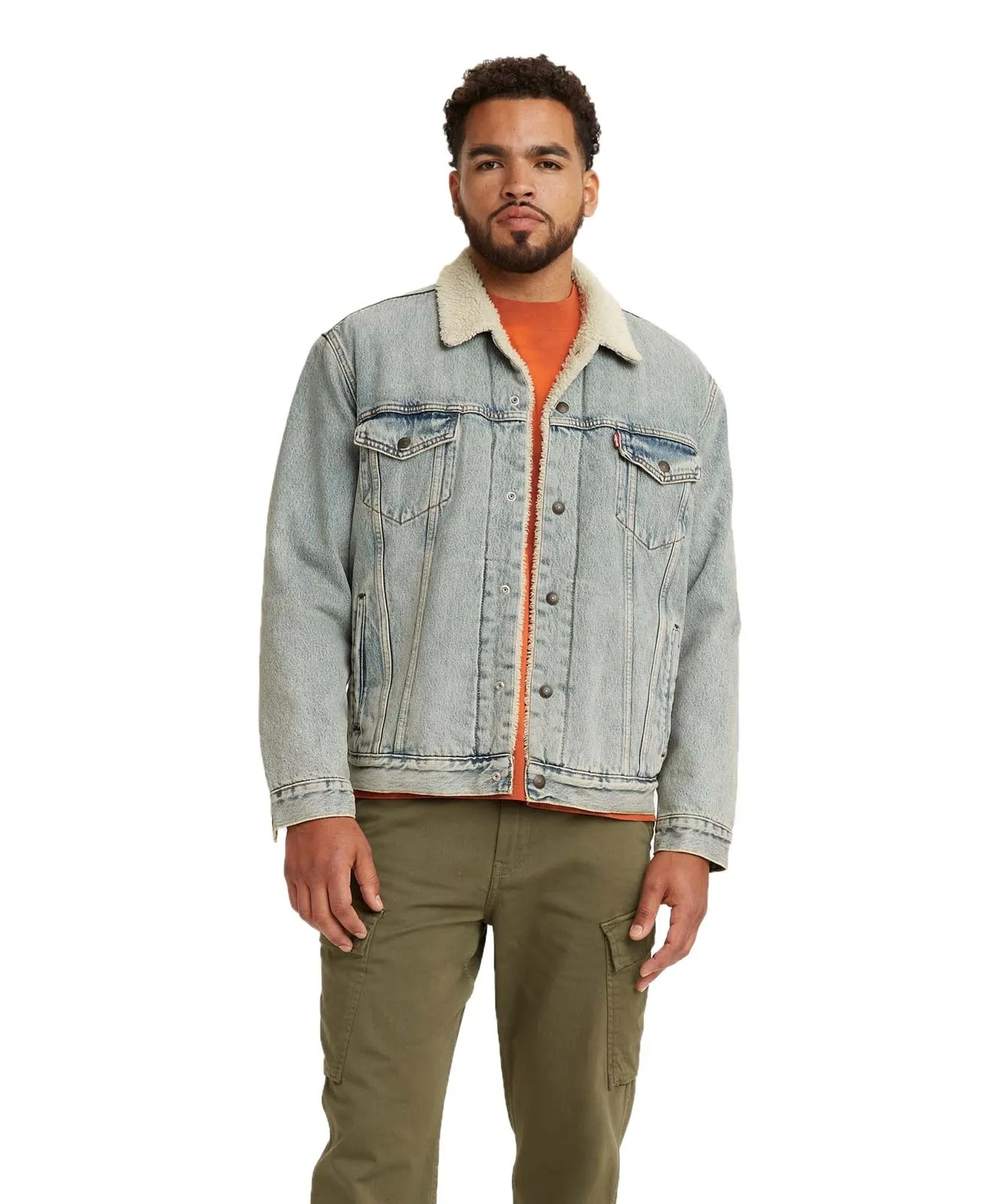 Herren Jacke Sherpa Trucker von Levis in Stonebridge