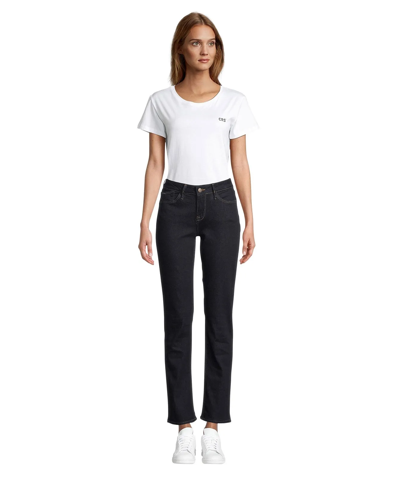 Damen Jeans Rose von Cross in Rinsed