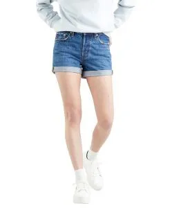 Levi's Jeans-Shorts Long 501 in Orinda Troy Scraped