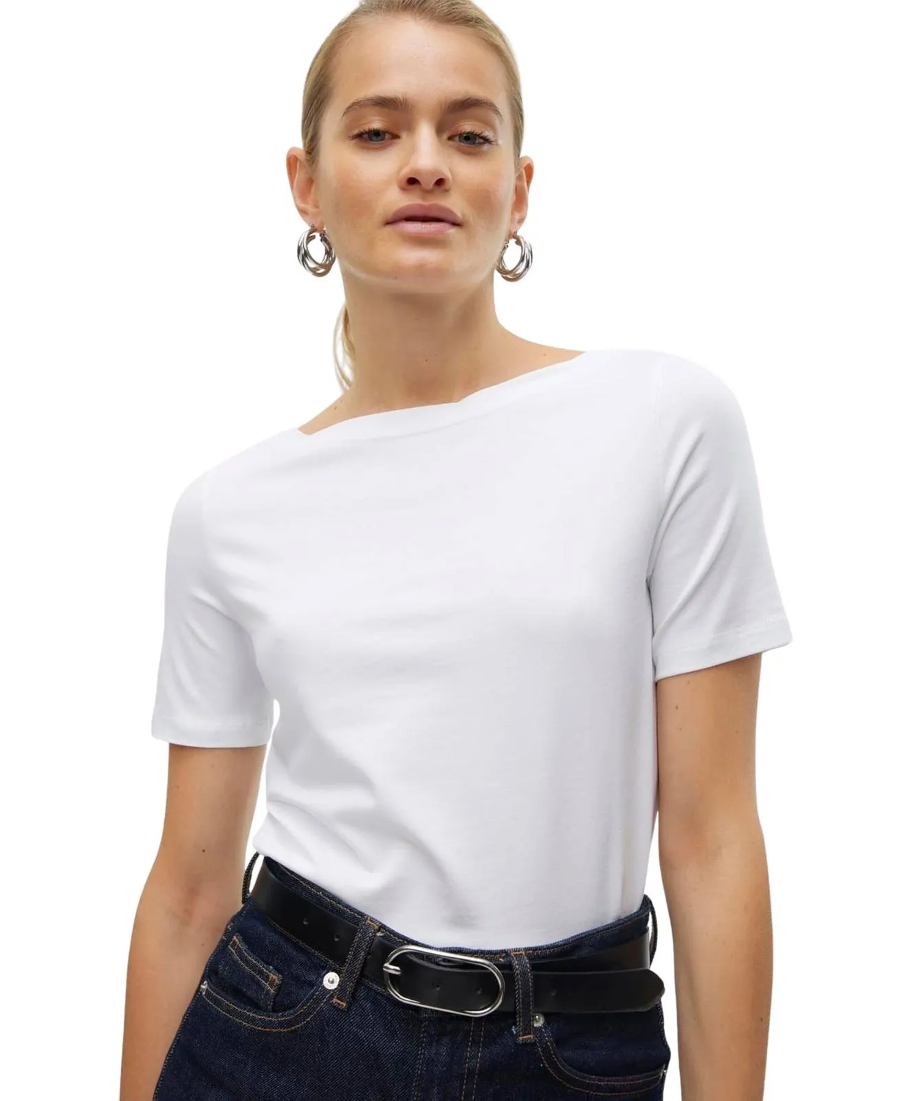 Damen Shirt Panda von Vero Moda in Bright White