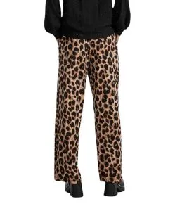 Pieces Hose Gurla mit Leo-Print