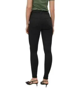 Vero Moda Push-Up-Jeans Seven aus schwarzen Denim
