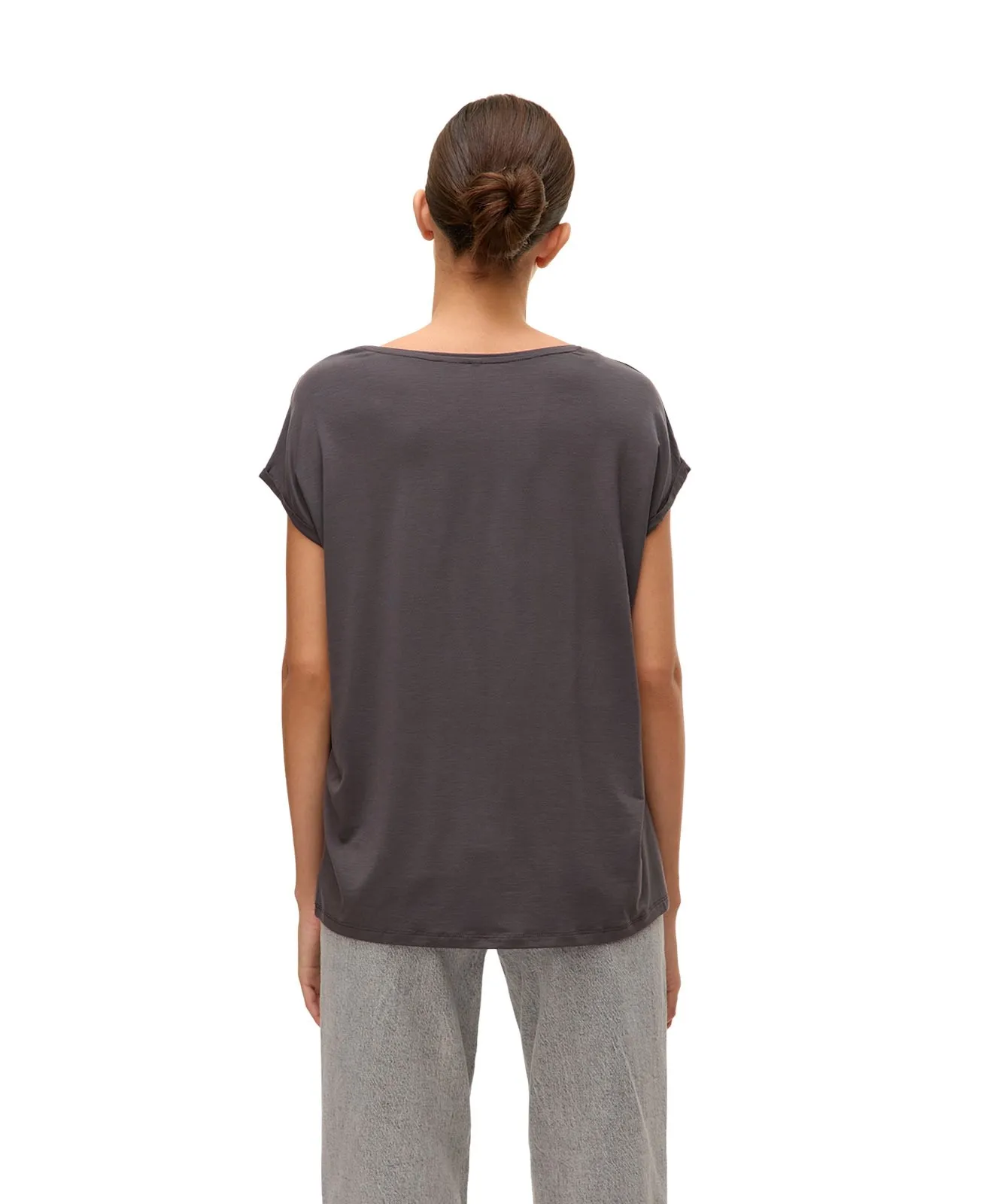 Damen Shirt AVA von Vero Moda in Asphalt
