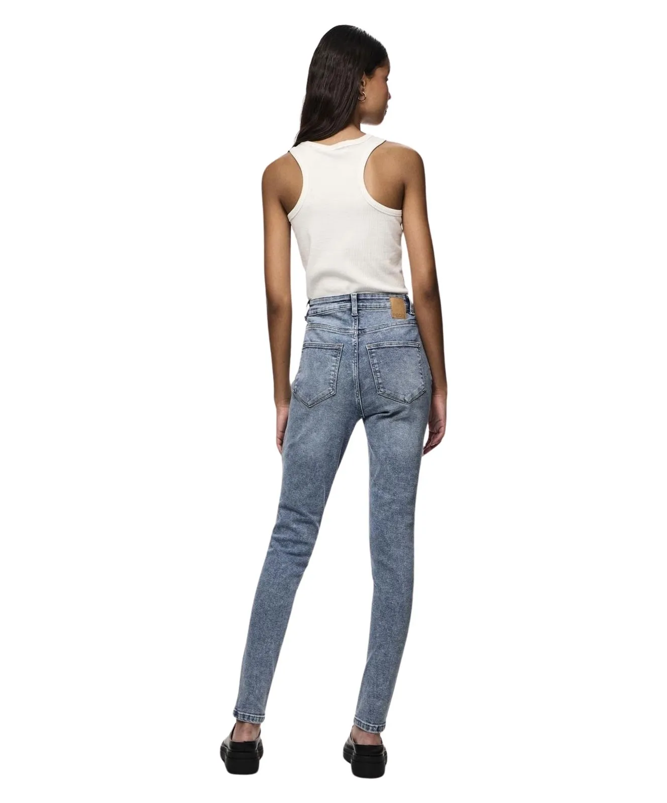 Damen Jeans Dana von Pieces in Light Blue