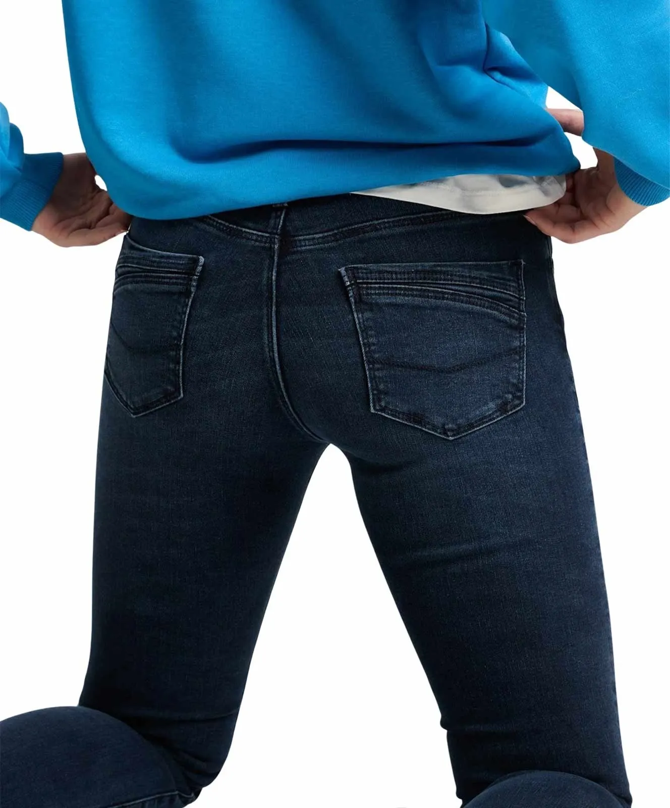 Damen Jeans Anya von Cross in Blue Black