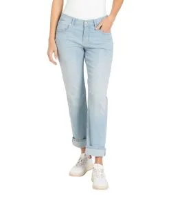 MAC Straight Jeans Sue Relax in Hellblau