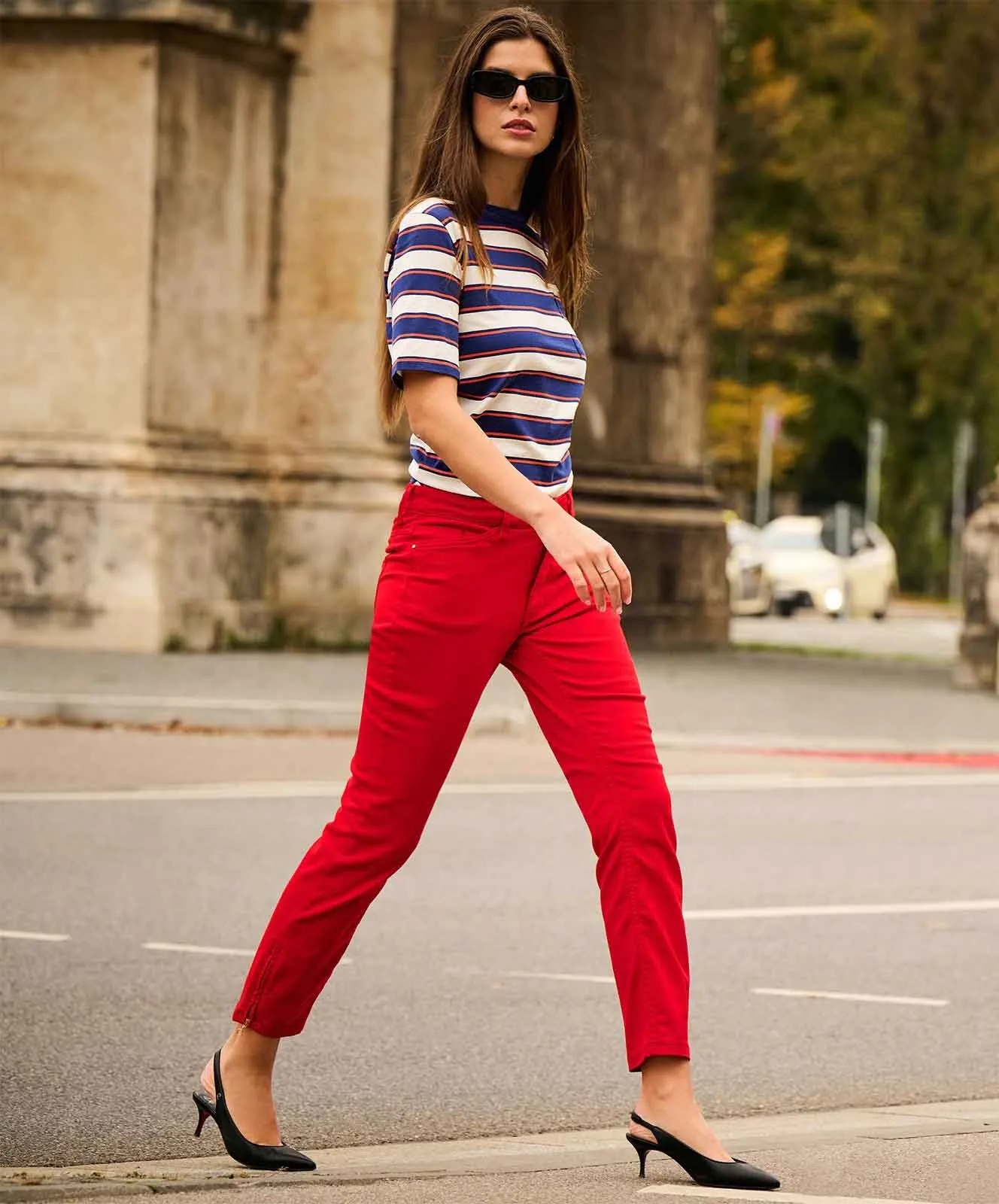 Damen Jeans Dream Chic von MAC in Ruby Red