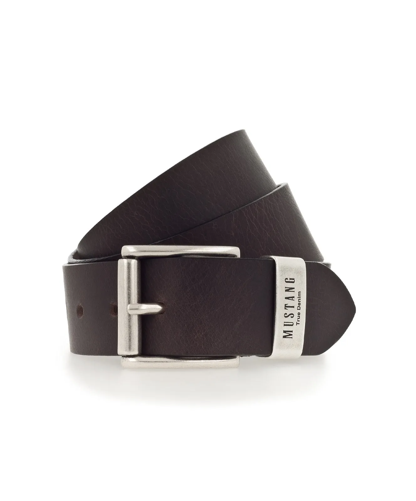 Herren Gürtel 40 mm Gürtel MG2104R04 von Mustang in Dark Brown