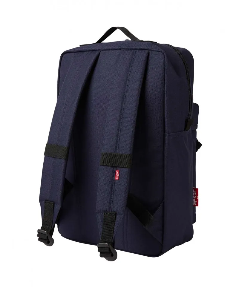 Levis Rucksack L Pack aus blauem Stoff mit Tragegriff