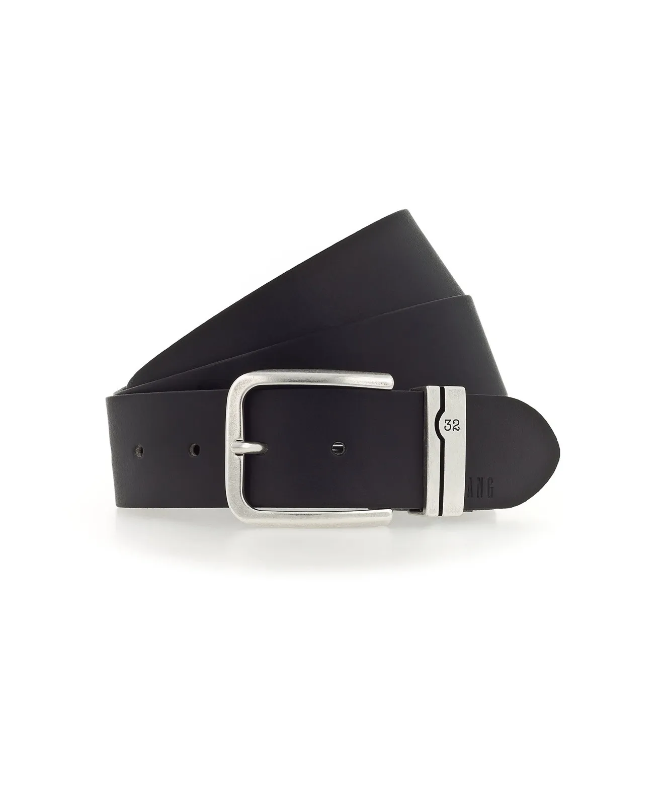 Herren Gürtel 40 mm Ledergürtel von Mustang in Black