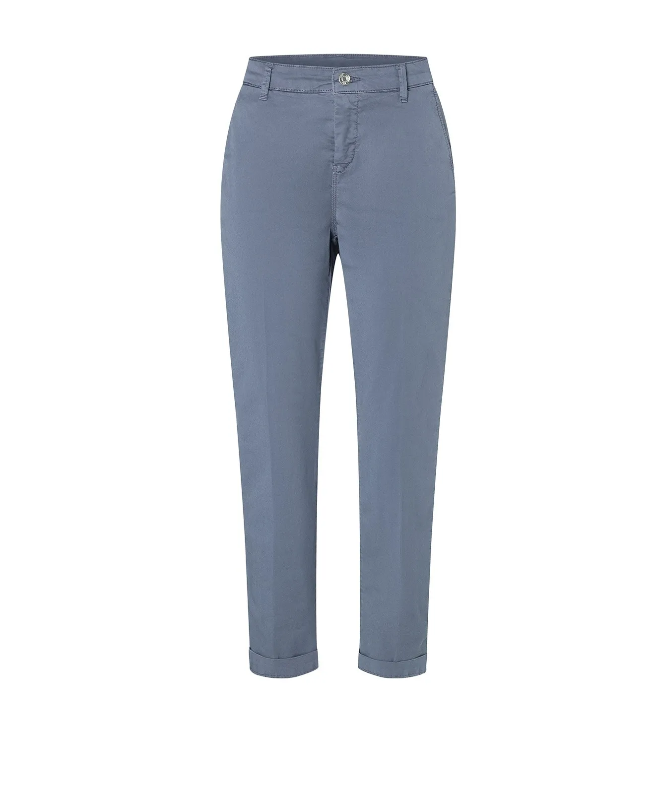 Damen Hose Chino Turn Up von MAC in Grisaille