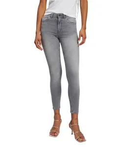 CROSS Jeans Judy in grau mit Skinny Fit und hohem Bund
