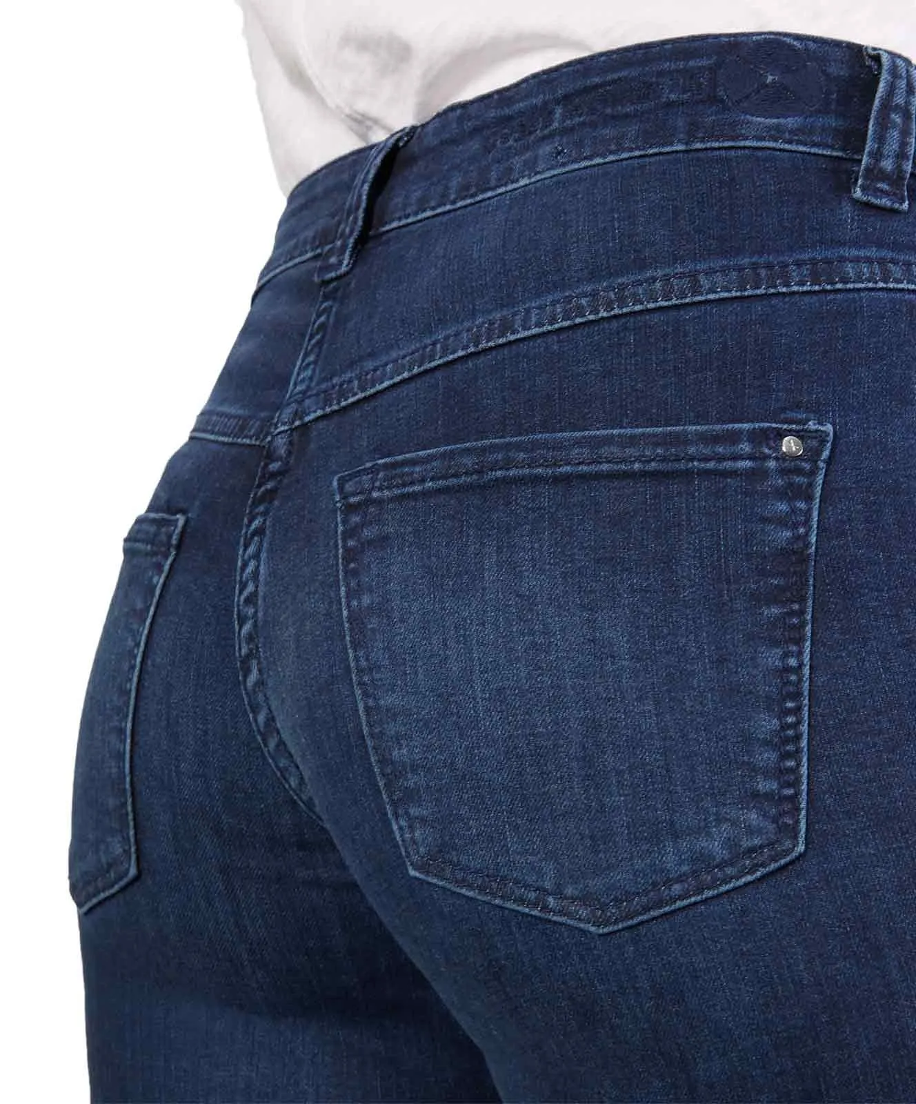Damen Jeans Dream Skinny Authentic von MAC in Basic Slight Used Blue