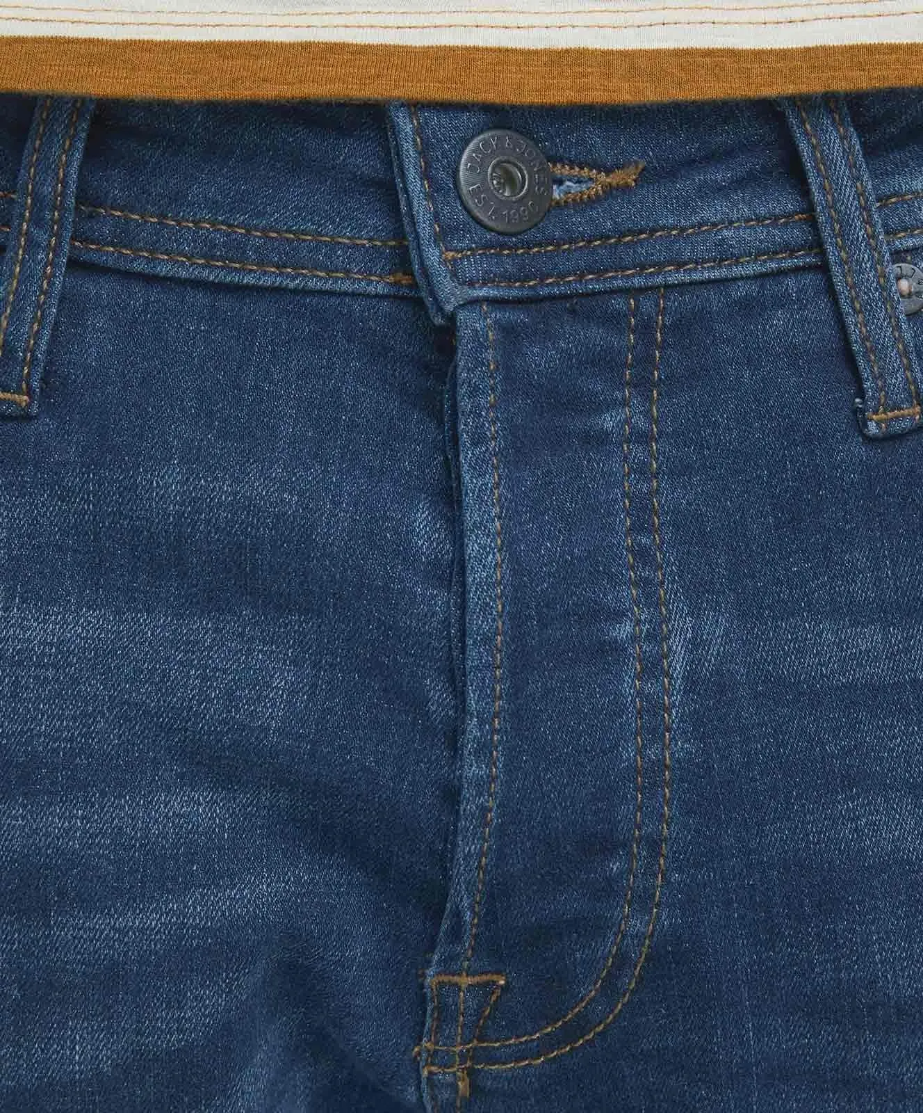 Herren Jeans Tim Original von Jack & Jones in Blue Denim