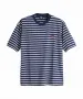 Herren Shirt Skate Graphic Tee von Levis in Breton Stripe Cream And Blue