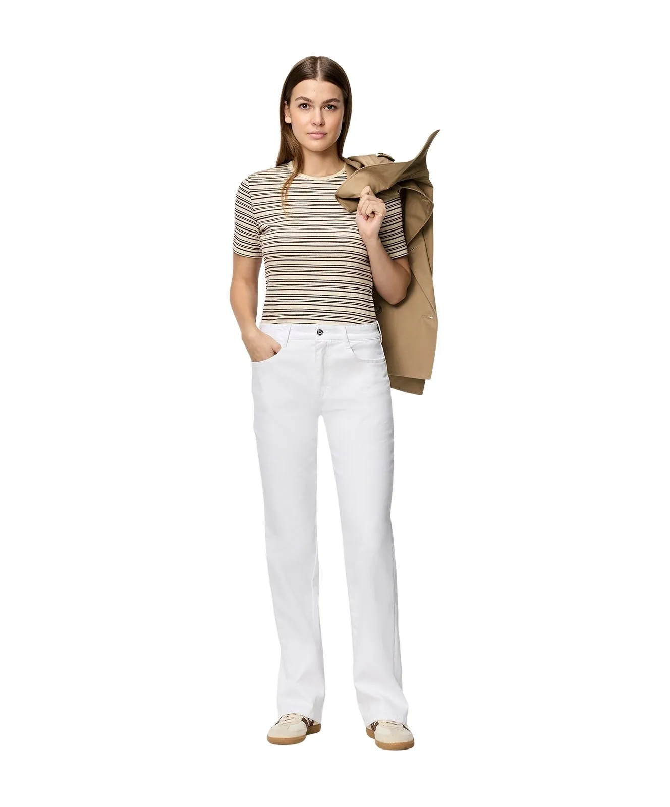 Damen Jeans Laura von MAC in White