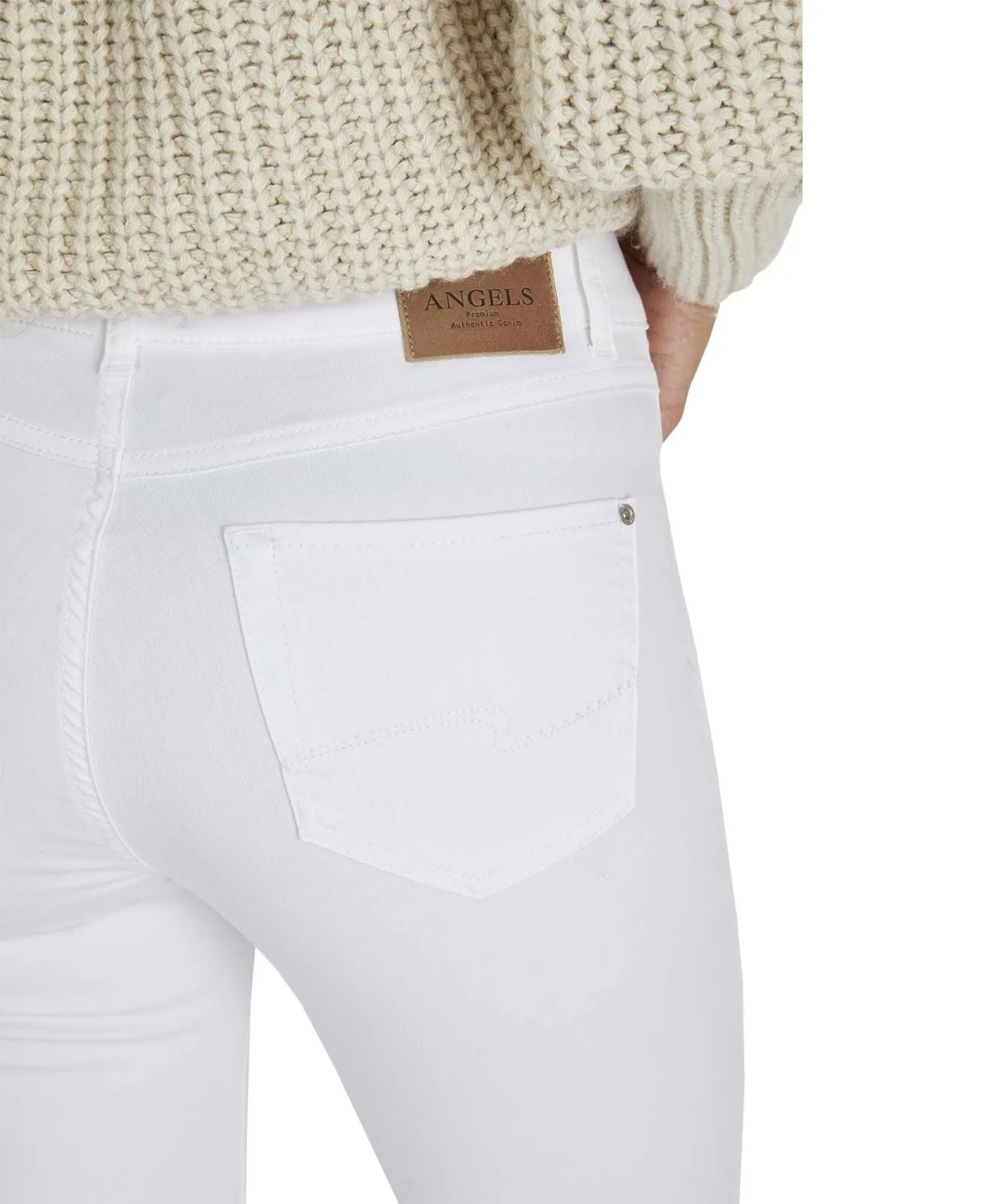 Angels Damen-Jeans Cici aus weißen Light One Denim