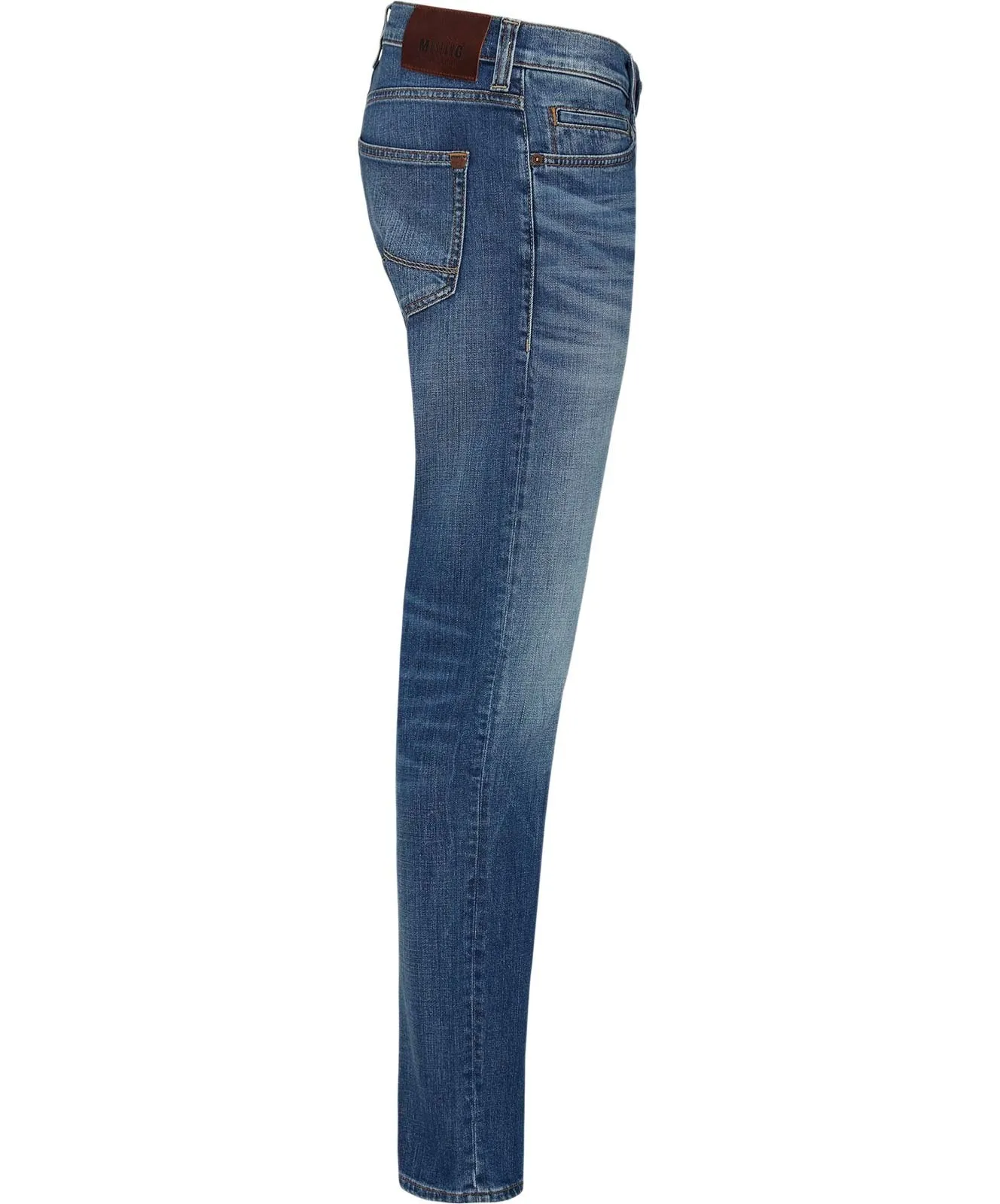 Herren Jeans Oregon Tapered von Mustang in Light Scratched Used