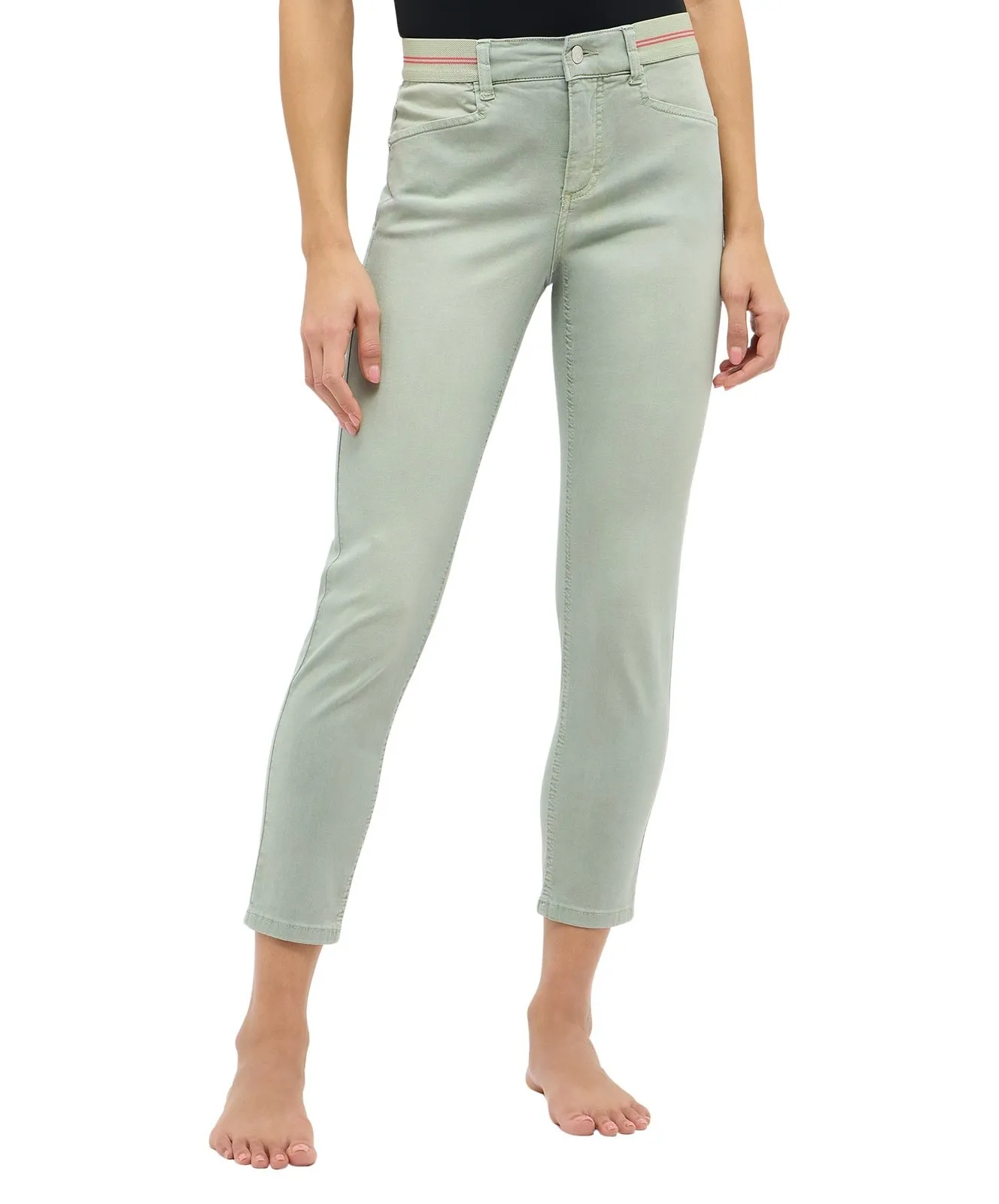 Damen Jeans Ornella Sporty von Angels in Jade Green Used