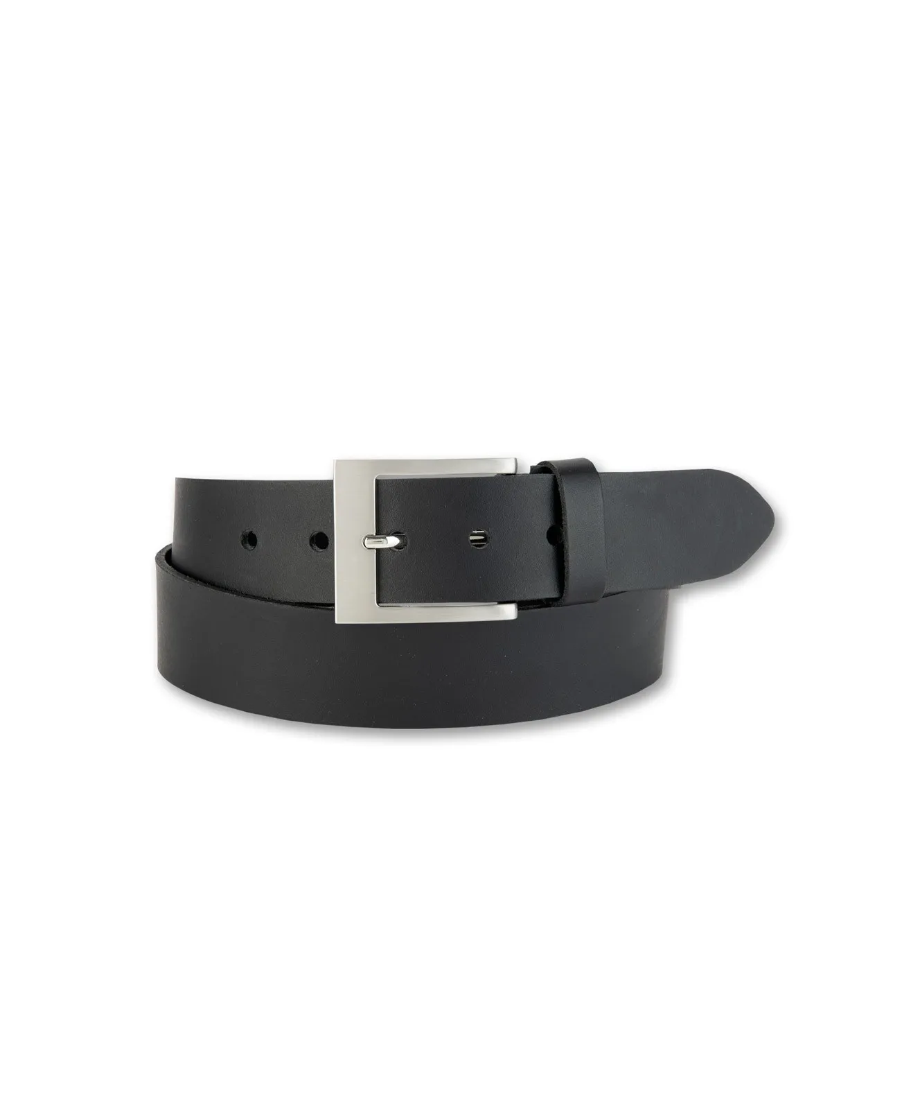 Herren Gürtel 4cm Pull-UP-Ledergürtel von Bernd Götz in Schwarz