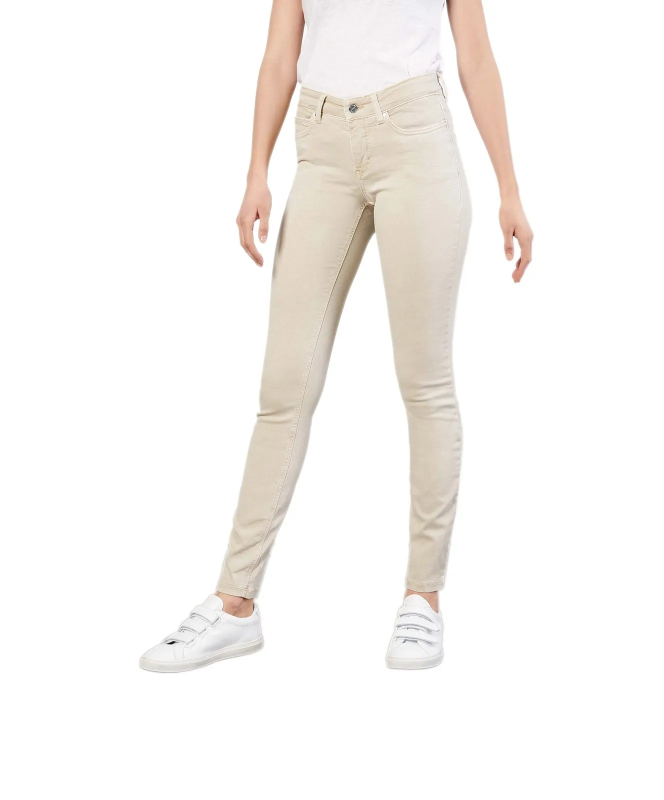 Damen Jeans Dream Skinny von MAC in Smoothly Beige