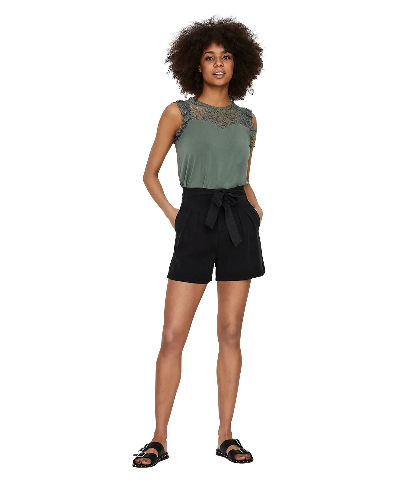Damen Hose Mia von Vero Moda in Black