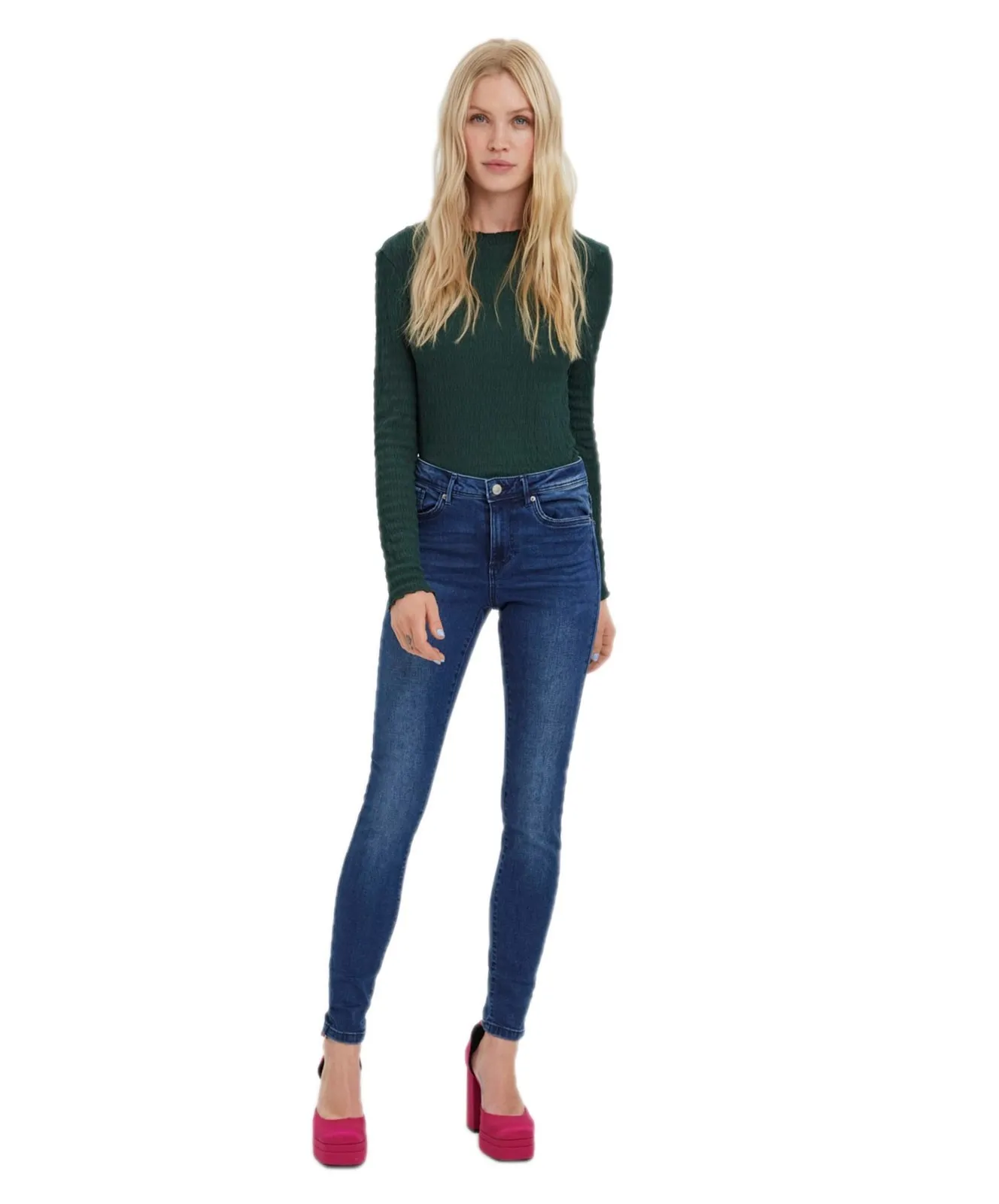 Damen Jeans Tanya von Vero Moda in Dark Blue