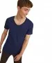 Herren Shirt Basic V-Neck von Jack & Jones in Navy Blue