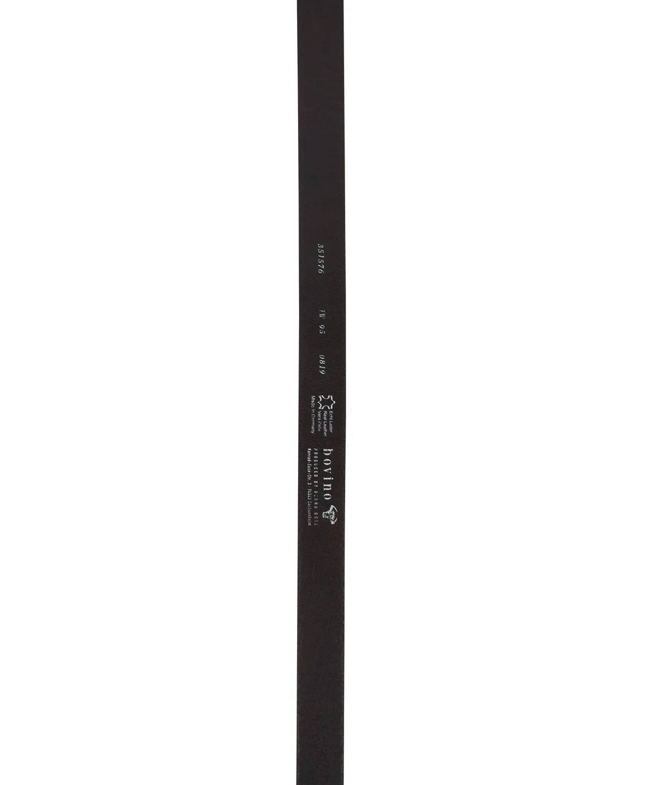 Herren Gürtel 3,5cm Walkleder Gürtel  von Bernd Götz in Dunkelbraun