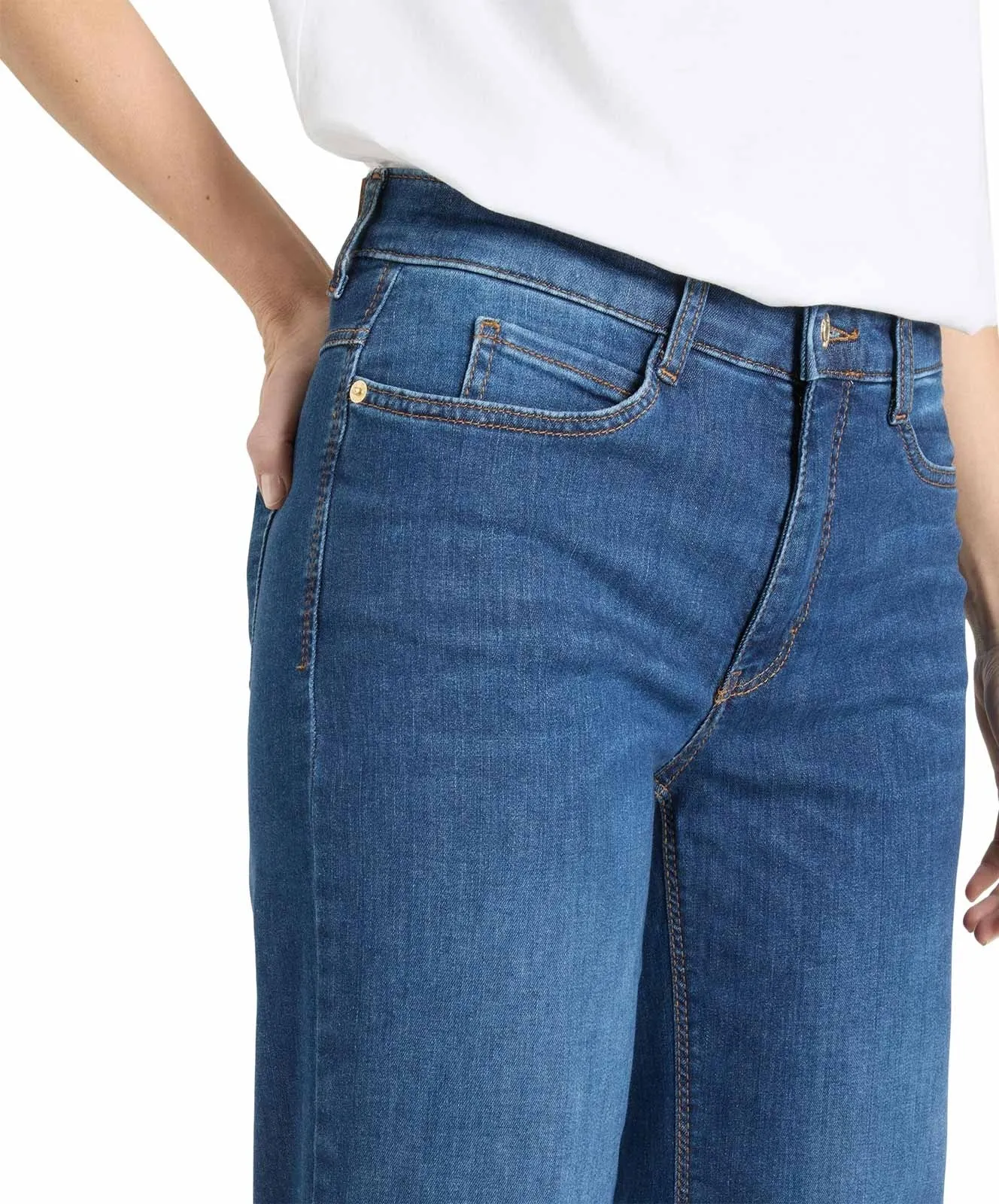 Damen Jeans Wide von MAC in Fashion Blue