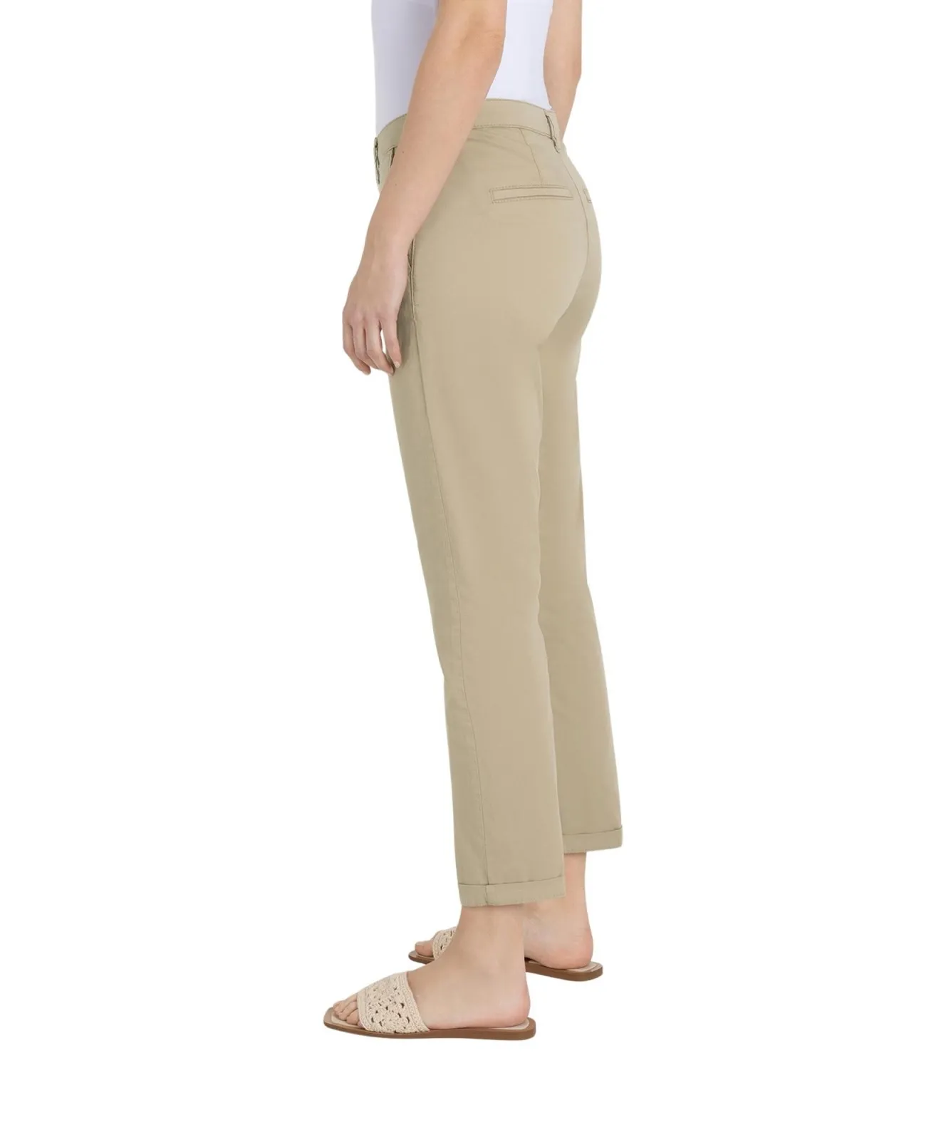 Damen Hose Chino Turn Up von MAC in Golden Terra