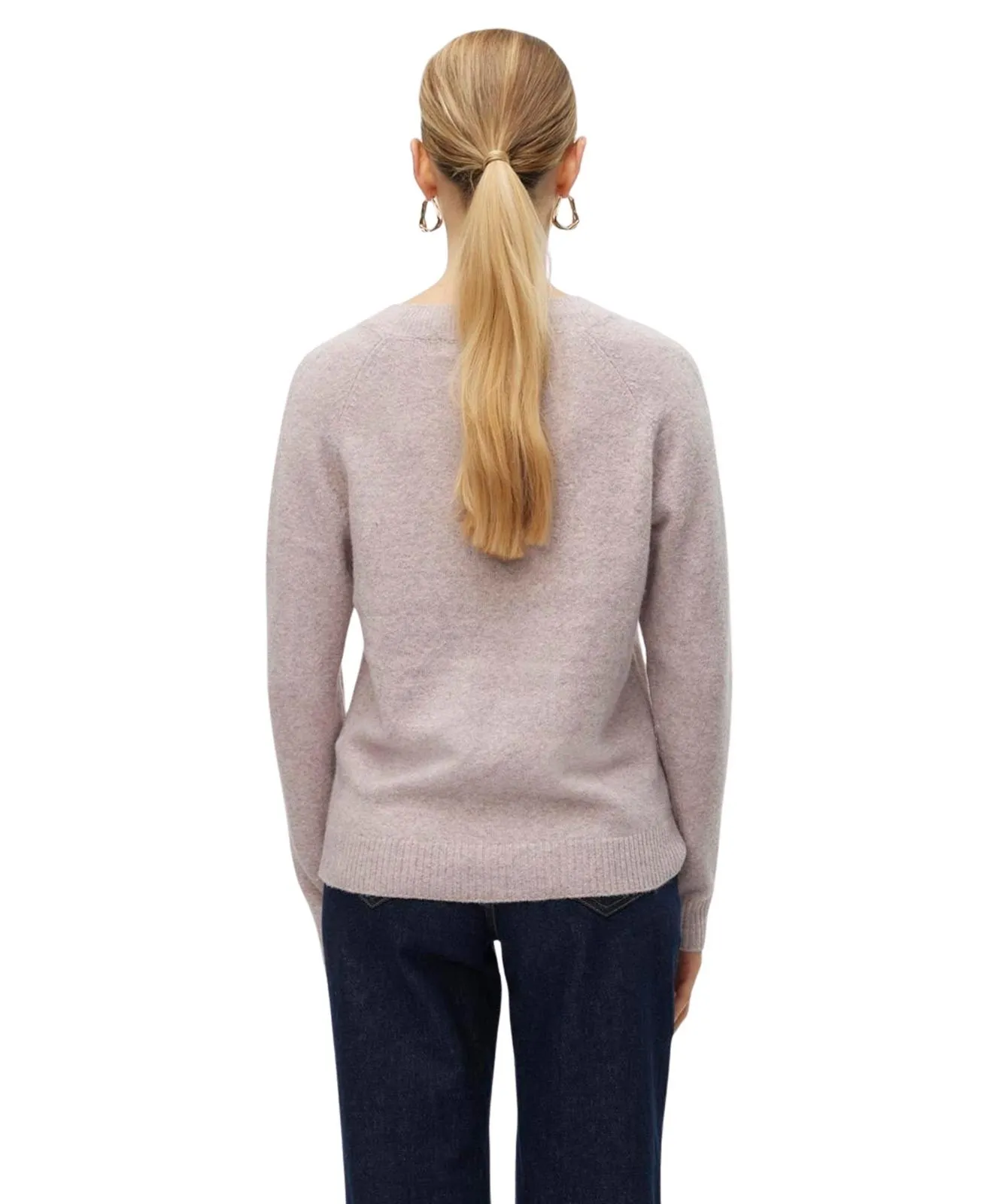 Damen Pullover Doffy von Vero Moda in Woodrose Melange