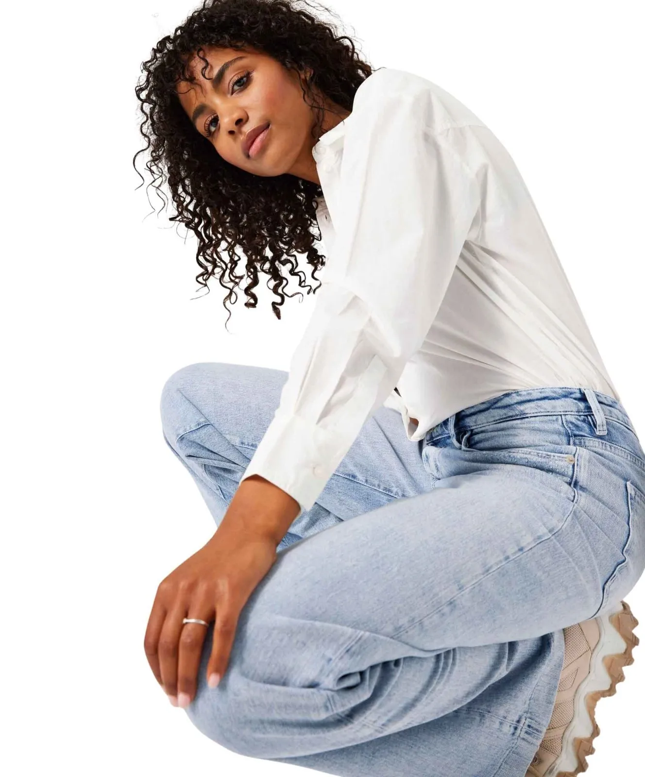 Damen Jeans Celia 249 von Garcia in Light Used