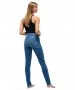 Damen Jeans Skinny Button von Angels in Mid Blue Used