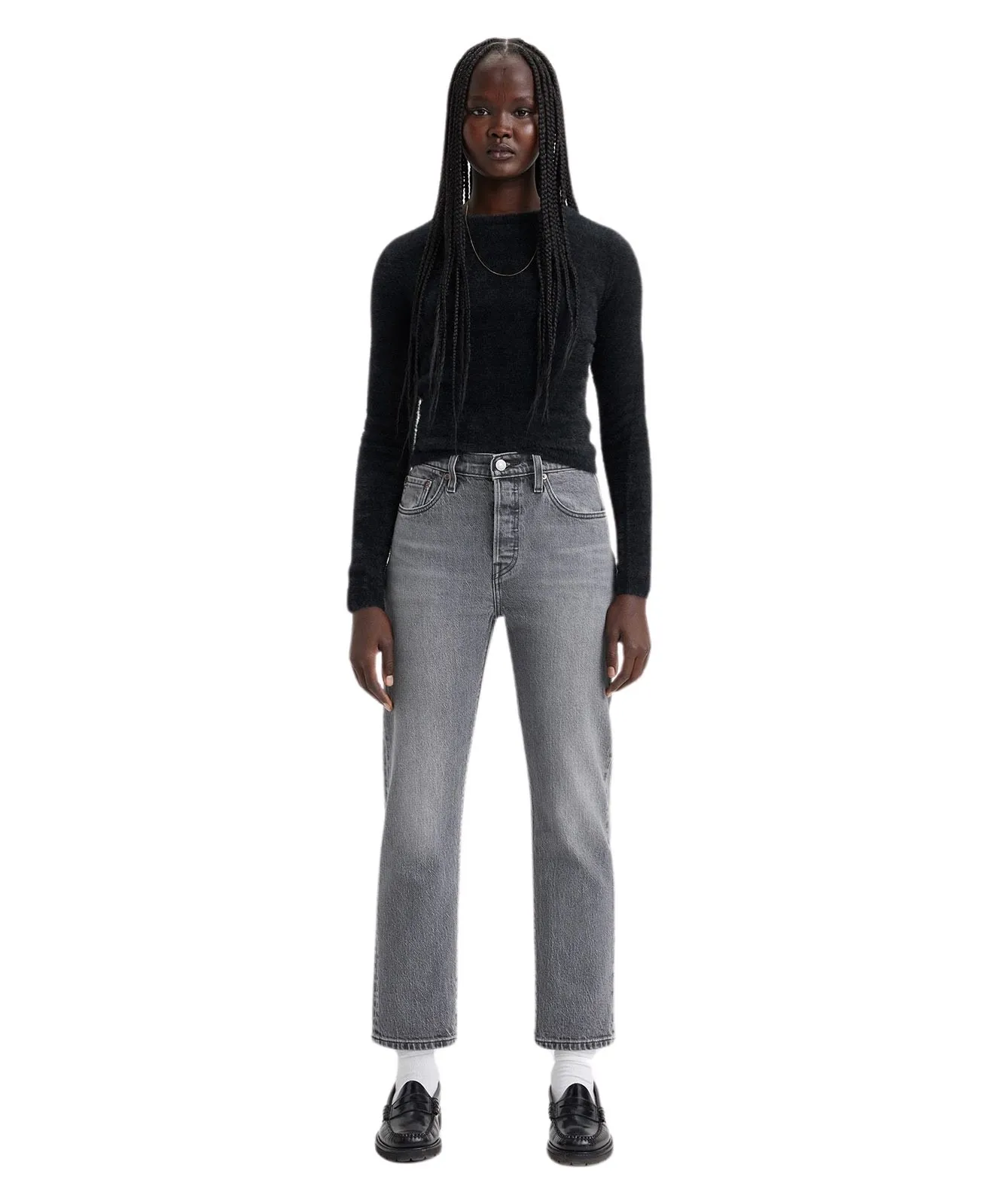 Damen Jeans 501 Crop von Levis in Hit The Road Bb