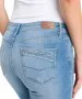 Damen Jeans Anya von Cross in Light Blue