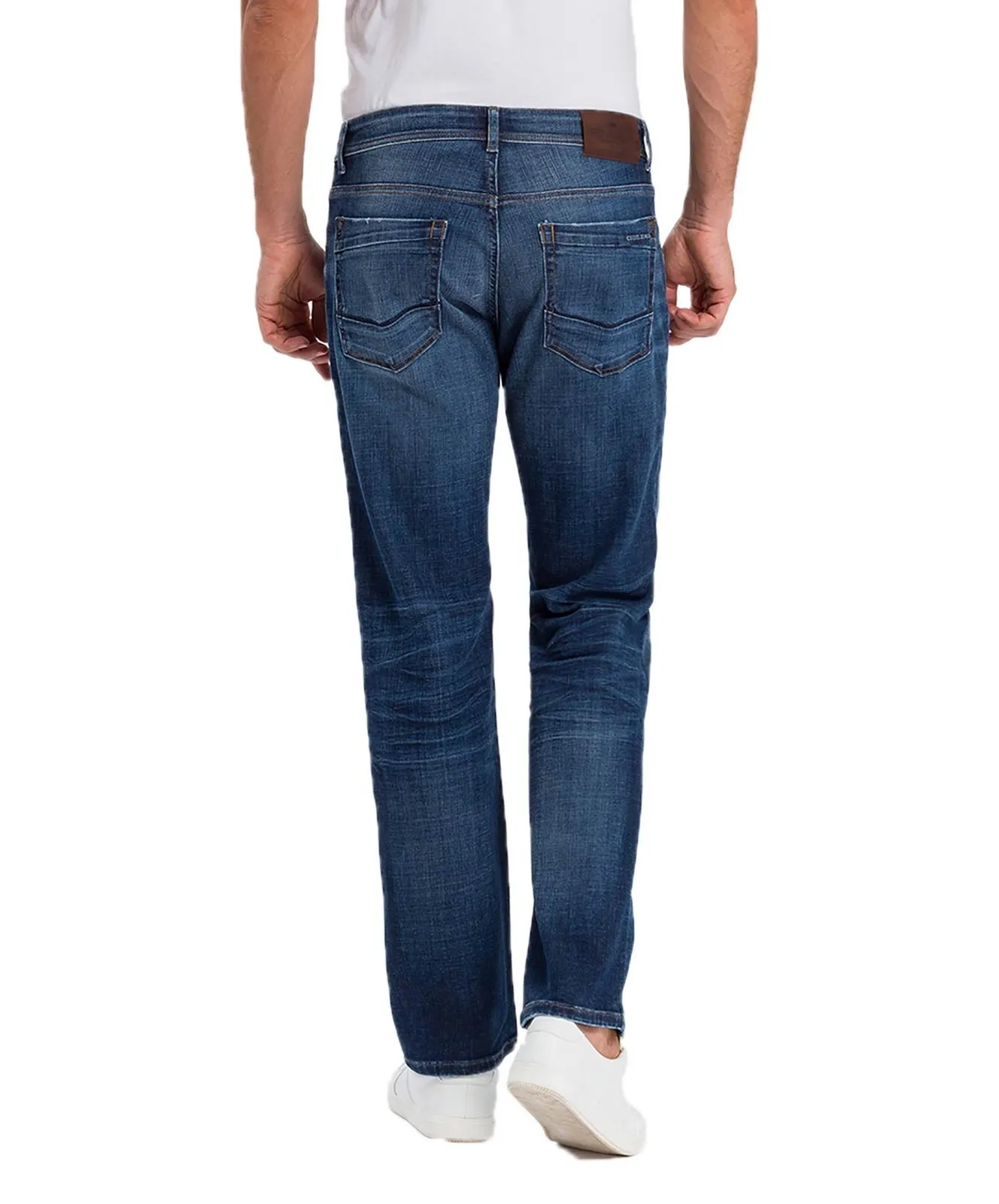 Herren Jeans Antonio von Cross in Dark Mid Blue