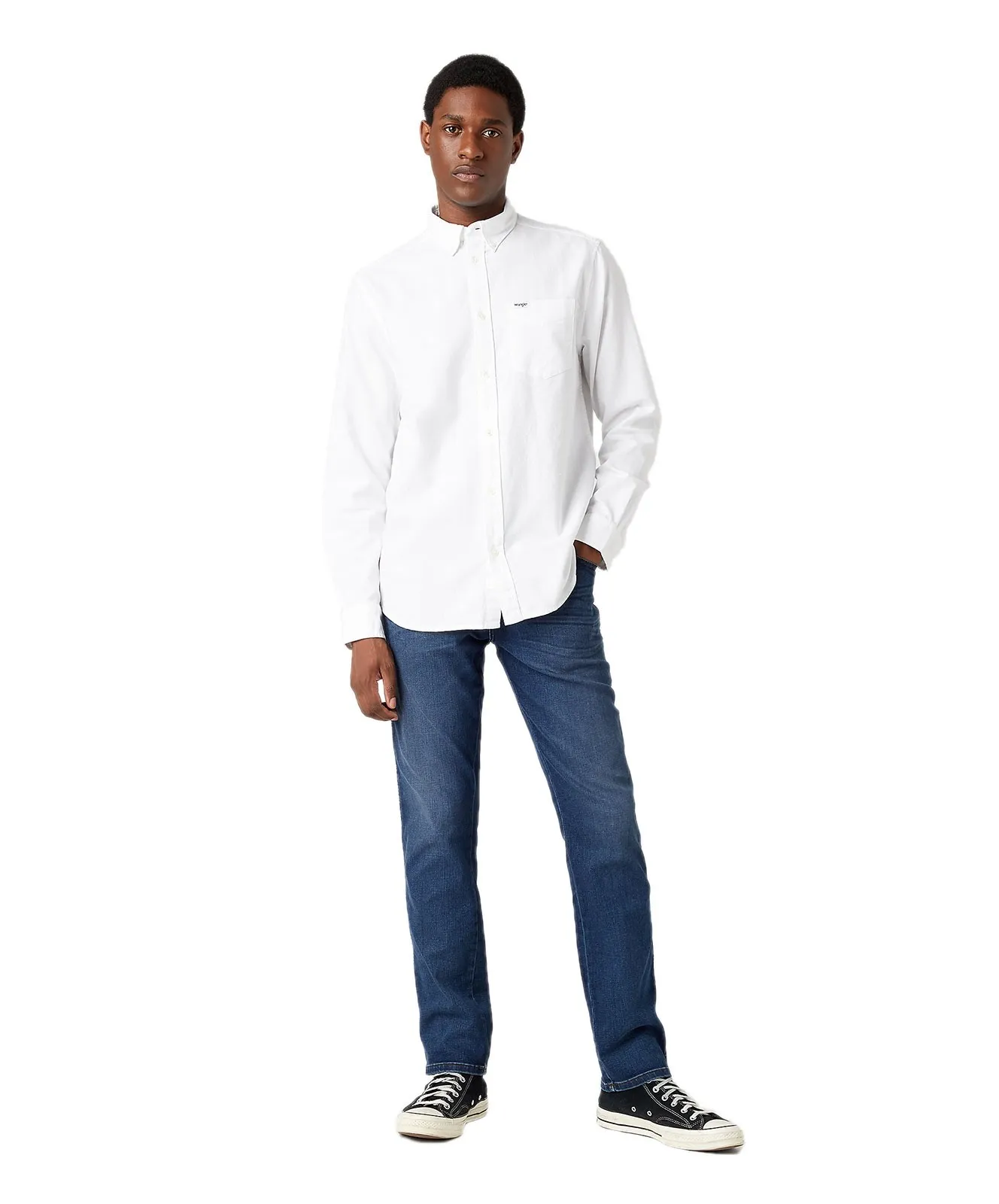 Herren Jeans Texas Slim von Wrangler in Silkyway