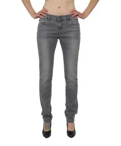 Pioneer Jeans Straight Sally in grauem Used-Look