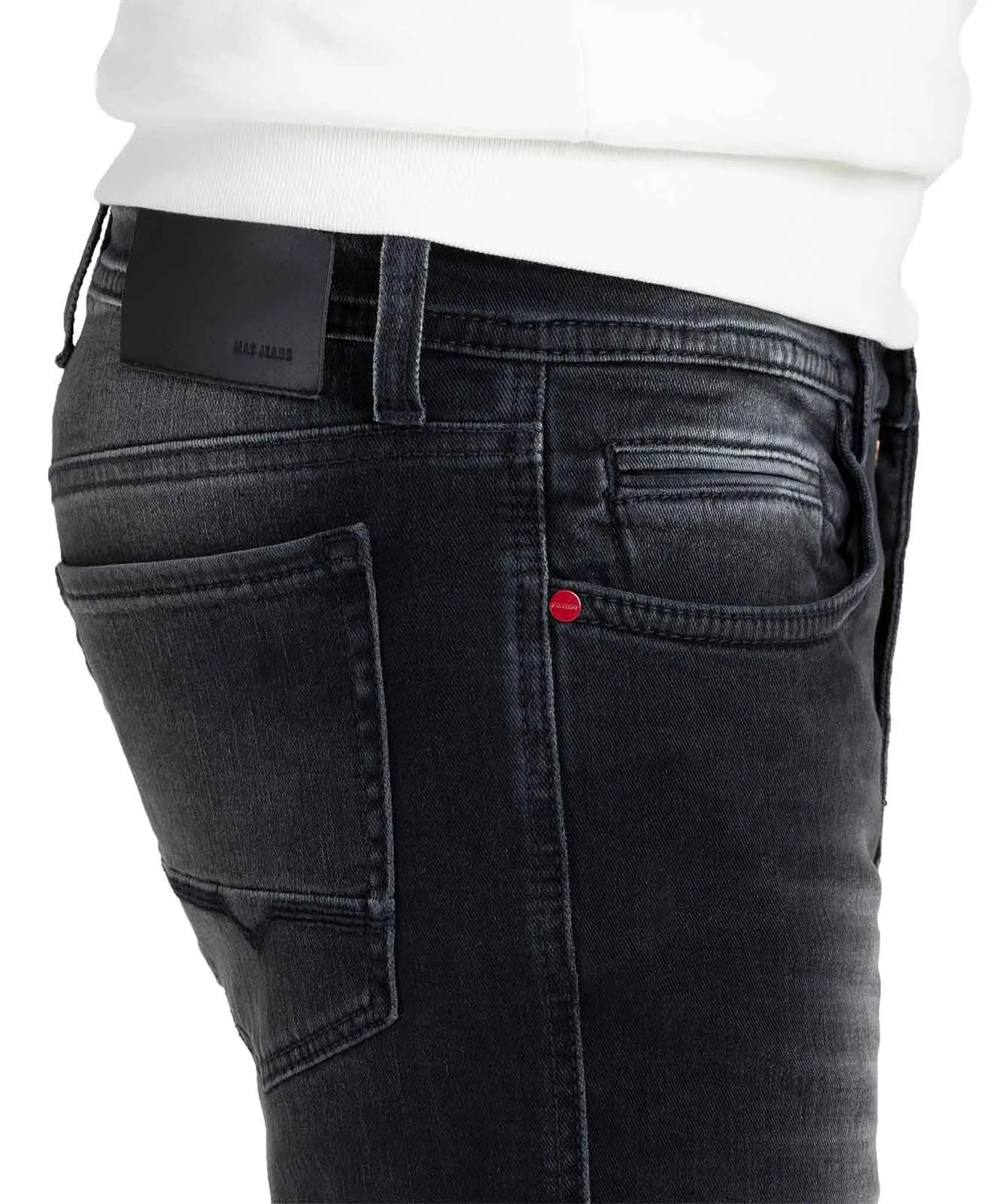 Herren Jeans Arne von MAC in Authentic Black Black