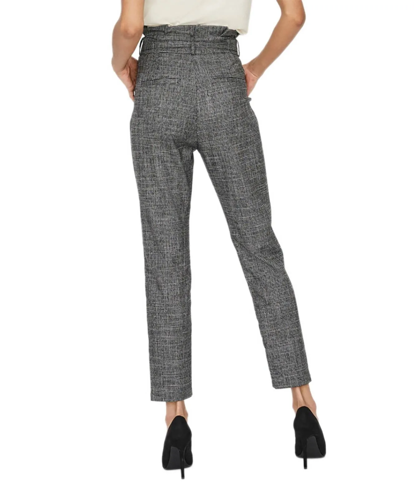 Damen Hose EVA von Vero Moda in Grey / White