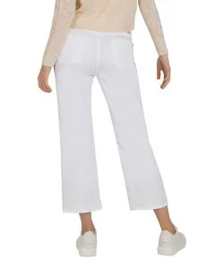 MAC Culotte Jeans in Weiß aus leichtem Denim