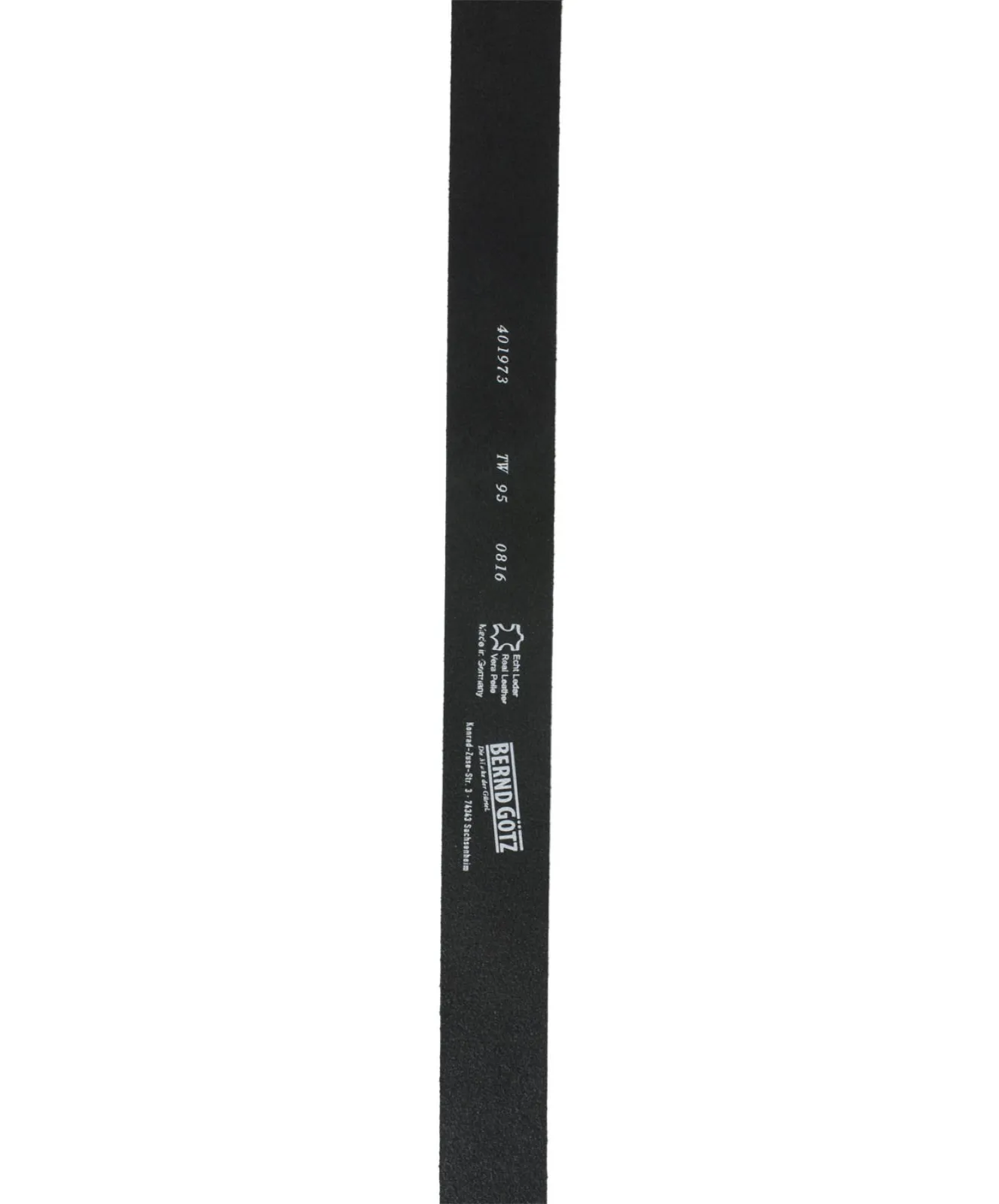 Damen Gürtel 4cm Nappaledergürtel von Bernd Götz in schwarz
