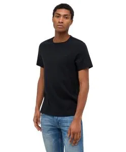 Mustang T-Shirt aus Baumwolle Allen C Basic in Schwarz