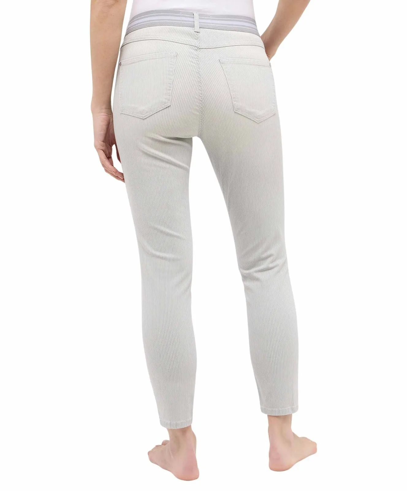 Damen Jeans Ornella Sporty von Angels in Light Grey Used