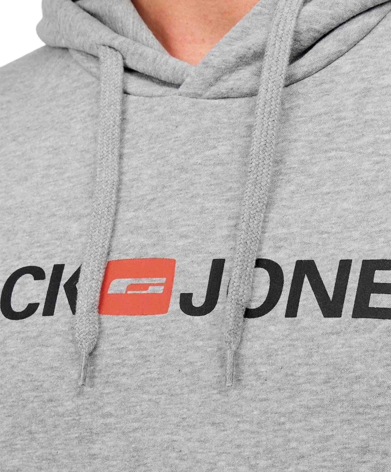Herren Pullover Corp Old Logo Swaet von Jack & Jones in Light Grey Melange