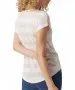 Damen Shirt Wide Stripe von Vero Moda in Sepia Rose Snow white